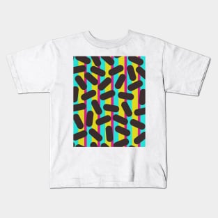 90's Pattern Retro Particles Kids T-Shirt